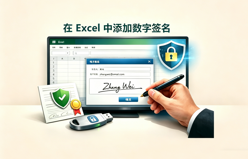 如何在 Excel 中添加数字签名(可见 & 不可见签名)