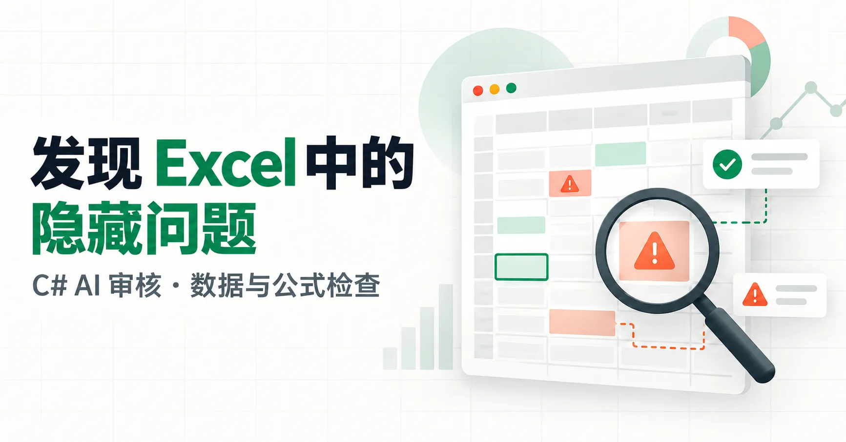 C# 中的 AI 驱动 Excel 审核:检测错误和数据异常