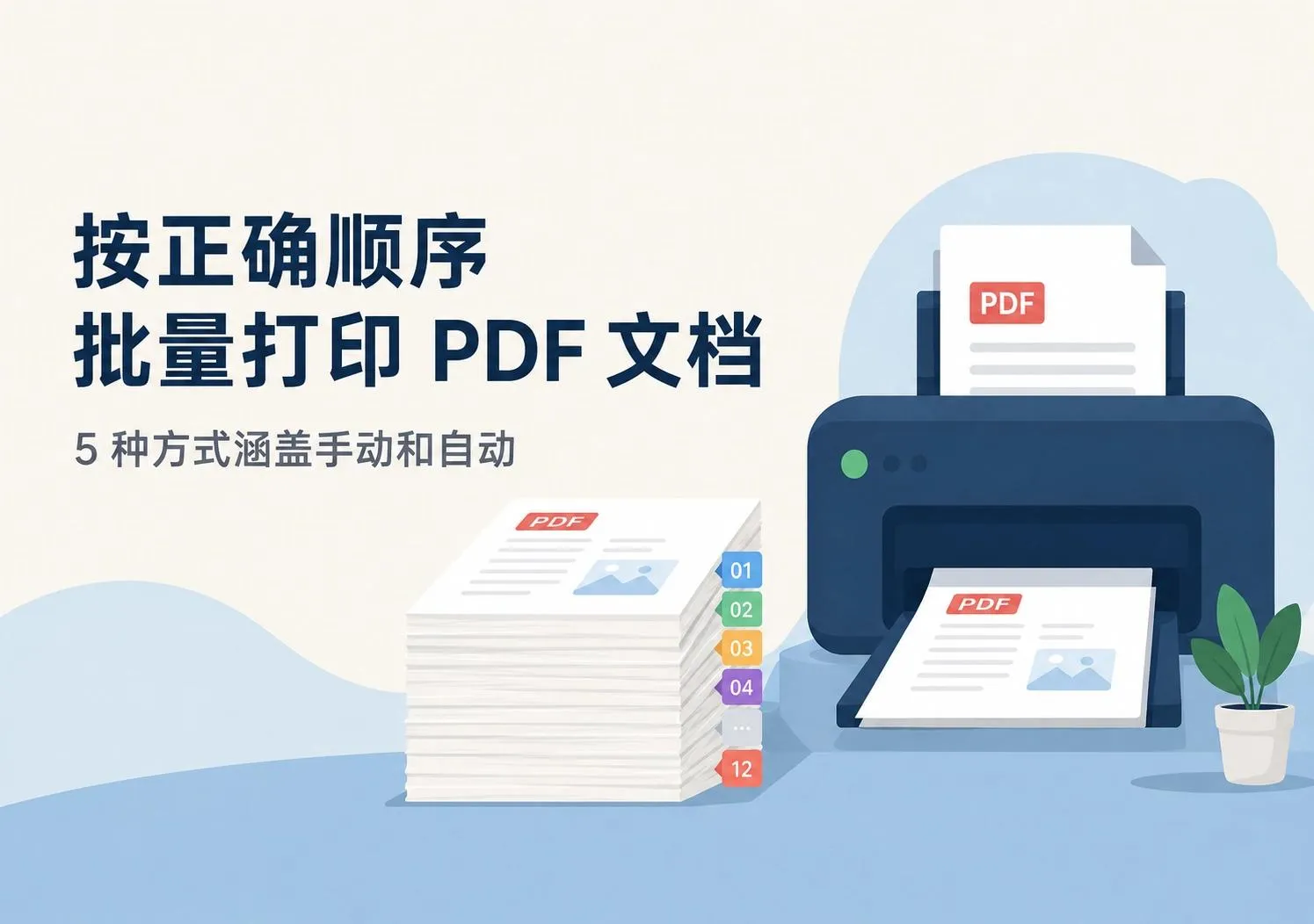 如何按正确顺序批量打印 PDF 文件(5 种方法)