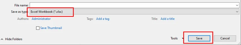在 Excel 中转换 XLS 为 XLSX