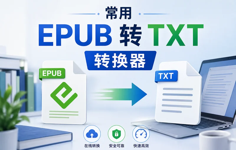 5 款最佳 EPUB 转 TXT 转换器(在线工具与编程方案)