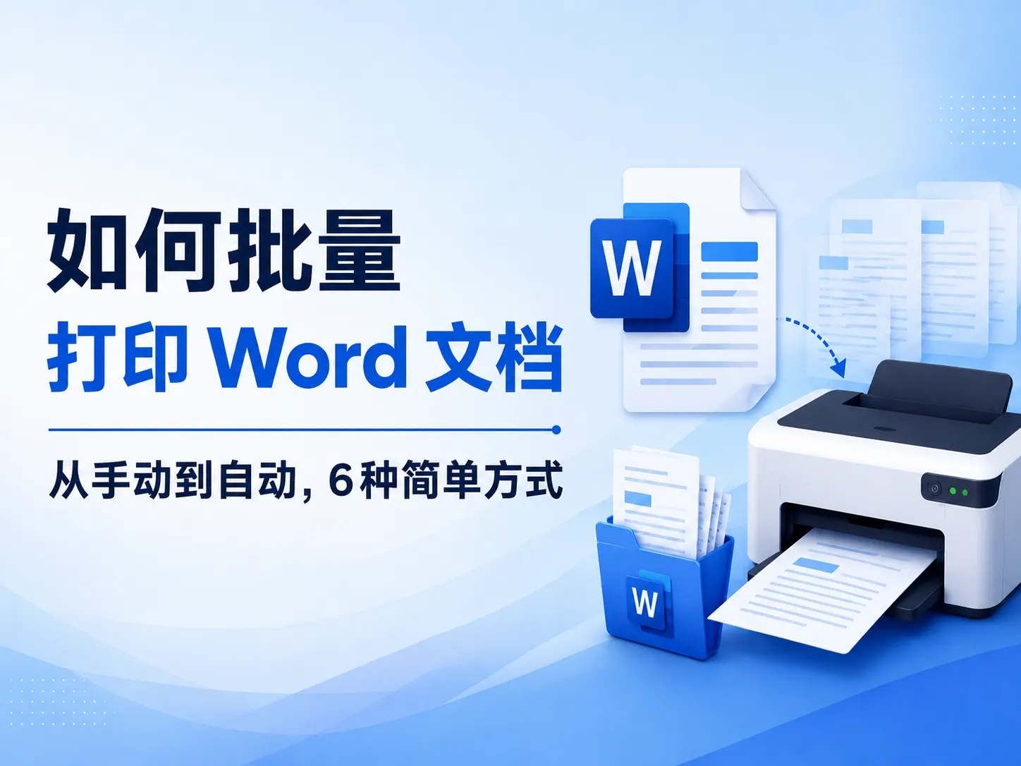 如何一次性打印多个 Word 文档:6 种方法