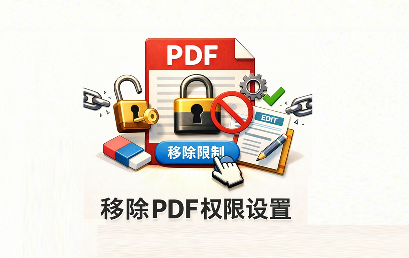 移除 PDF 权限设置:5 种方法解锁受限 PDF(在线 / 离线 / 代码)
