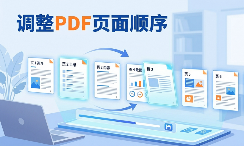 3 种方法调整 PDF 页面顺序:在线、桌面端与 Python 自动化