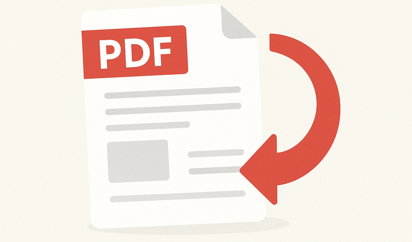 免费旋转 PDF 的4种实用方法:在线、离线 + Python 自动化